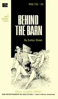 Behind the barn